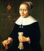 Portrait of Grietje Vincentsdr Backer. Lucas Luce